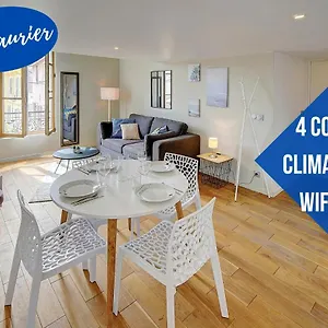  Appartamento Laurier-200m Plage-4min Palais-verrière Côte D’azur